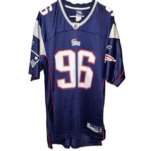 Adalius Thomas #96 New England Patriots Reebok NFL Football Jersey XL
